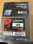 New Kingston Ssdnow 64GB 2.5" Sata Ii 3GB/S Internal SV100S2/64G Laptop. Fixed Price $33.96.