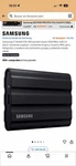 Samsung T7 Shield 2TB Rugged Portable External Ssd Usb-c 1050MB/S Black. Fixed Price $300.00.