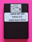 Sandisk 64GB Ssd Internal 2.5 Ide 44-PIN Pata Solid State Drive For Laptops. Fixed Price $29.90.