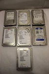 Job Lot 7X Hard Disk Drives Mix Seagate Western Digital Samsung Hitachi Untested. Fixed Price $108.73.