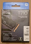 Crucial 4TB Pcie GEN5 Nvme M.2 2280 Internal CT4000T710SSD8 New Sealed. Fixed Price $569.99.