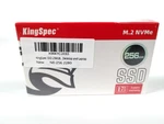 Kingspec 256GB M.2 Nvme Ssd Pcie GEN3 2280 Internal Solid State Drive 2400MB/S. Fixed Price $49.99.