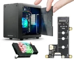 Mini Case For Raspberry Pi 5 With M.2 Nvme Ssd Pcie Hat And Active Rgb Lig.... Fixed Price $38.36.
