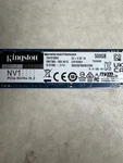 Kingston Nvi 500GB M.2 Nvme Pcie Ssd. Fixed Price $64.00.