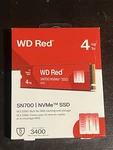 Western Digital Red SN700 4TB M.2 Nvme Internal Ssd (WDS400T1R0C). Fixed Price $750.00.