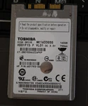 MK1633GSG Toshiba Hard Drive 1.8 160GB Micro Sata. Fixed Price $15.95.