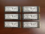 Six (6) SD6SP1M-128G-1012 Sandisk X110 M.2 2260 128GB Internal Ssd Tested. Fixed Price $140.00.