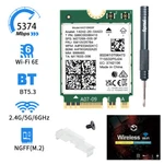 Intel AX210NGW Wifi 6E M.2 Card Tri-band 6G/5G/2.4GHZ BT5.3 Ngff For Pc Laptop. Fixed Price $20.79.