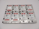 Lot Of 8 Western Digital Red WD20EFRX 2TB 3.5" Nas Sata Iii 5.4K Hard Disk Drive. Fixed Price $560.00.