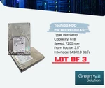 Lot Of Toshiba HDEPF10GEA51/MG04SCA60EE 3.5" 6TB 7200 Rpm Hard Drive. Fixed Price $132.00.