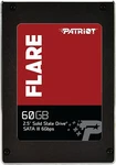 Patriot Flare 60GB Mlc Nand Ssd, Transfer Speeds Up To 555 Mb - PFL60GS25SSDR. Fixed Price $40.65.