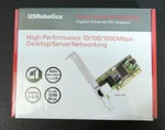 Us Robotics Ethernet Pci Adapter Gigabit 10/100/1000 Mbps Sealed 7902A. Fixed Price $7.72.