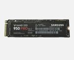 100% Health Samsung 950 Pro 512GB M.2 Ssd Nvme MZ-VKV512. Fixed Price $129.99.