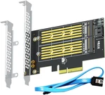 Glotrends PA12 M.2 Pcie Adapter For One Nvme Ssd And Sata. Fixed Price $13.65.