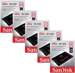 Sandisk Ssd Ultra 3D 1TB 2TB 4TB Up To 560MBS Sata Iii Nand 2.5" Internal Lot. Fixed Price $479.95.
