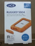 Lacie 2TB Rugged USB4 External 4000MB/S. Fixed Price $999.99.