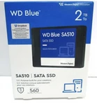 New Blue 2TB SA510 Sata Internal Solid State Drive Ssd WDBB8H0020BNC-WRWM. Fixed Price $254.99.