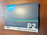 Open Box Crucial 250GB Nvme M.2 CT250P2SSD8 2280 Pcie GEN3 X4. Fixed Price $55.00.