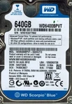 Western Digital WD6400BPVT-55HXZT3 Dcm: SAOT2AN 640GB. Fixed Price $149.00.