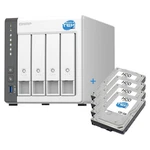 Qnap TS-433 Nas 4-BAY 3.5/2.5" Sata Ram Lan Usb-a With Hdd 480GB (4X120GB). Fixed Price $789.48.