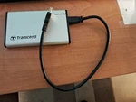 Transcend Solid State Drive, 3.0 Usb, 500 Gb, With Cable. Fixed Price $40.00.