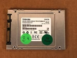 256GB Toshiba 2.5 Sff Sata 6GB/S Mlc Solid State Drive Ssd. Fixed Price $32.00.