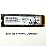 Samsung PM9E1 1TB M.2 2280 Nvme Ssd MZ-VLC1TOA, Pcie 5 X4, With Zero Hours. Fixed Price $182.00.