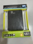 Nos Wd My Passport 1.5 Tb Portable Hd Drive Hard Western Digital Black. Fixed Price $59.99.