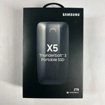 New Samsung Portable Ssd 2TB X5 MU-PB2T0B/AM. Fixed Price $249.99.