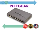 Netgear Prosafe GS108TV2 Smart Switch 8-PORT Gigabit (no Adapter). Fixed Price $12.74.