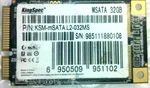 Kingspec 32GB Msata Internal Solid State Drive For Table Pc. Fixed Price $12.99.