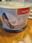 Imation Dvd+r Recordable 50 Spindle Pack 16 X Speed 120 Min, Blank Media. Fixed Price $15.00.
