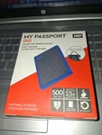 500GB My Passport Go Ssd Portable External, Usb 3.0 WDBMCG5000ABT-NESN. Fixed Price $74.95.