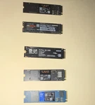 Lot Of Mixed Brand Nvme M.2 2280 Internal Ssds 4X 500GB 1X Tb Wd Samsung. Fixed Price $800.00.
