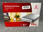 Iomega Desktop Hard Drive 320 Gb 7200 Rpm High Speed Usb 2.0 - Pc/mac. Fixed Price $37.95.