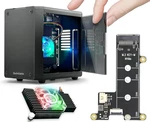 Mini Case For Raspberry Pi 5 With M.2 Nvme Ssd Pcie Hat And Active Rgb Lighti. Fixed Price $53.99.