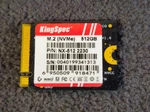 Kingspec 512GB M.2 Nvme 2230 Internal Ssd NX-512 3500MB/S. Fixed Price $50.00.