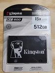 Kingston KC600 512GB Sata 3 2.5" Ssd 550/500MB/S Solid State Drive New. Fixed Price $95.00.