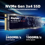 Kingspec 1TB M.2 Nvme Ssd 2280 GEN3X4 2400MB/S 3D Nand Internal Drive. Fixed Price $139.95.
