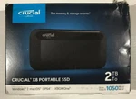 Crucial X8 - Portable External Solid State Drive 2TB New. Fixed Price $229.99.