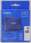 Crucial X10 4TB Portable External Ssd Up To 2,100MB/S 3.2 Usb-c Blue. Fixed Price $395.99.