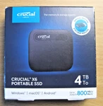 Crucial X6 4 Tb Portable Solid State Drive Internal Ssd 800MB/S. Fixed Price $379.95.