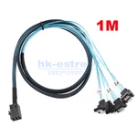 Internal Mini Sas SFF-8643 To Angle Sata Female Target Hard Drive Cable. Fixed Price $15.99.