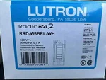 Lutron RRD-W6BRL-WH White Radiora 2 Seetouch Keypad Button Raise New In Box. Fixed Price $224.99.