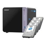 Qnap TS-432X 4XHDD 3TB (12TB) With 10GBE + 2.5G Nas 4GB Ram Pcie Gen 3X4. Fixed Price $1744.19.
