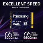 Fanxiang S700 Ssd M.2 2230 Pcie 5000MB/S Internal Solid State Drive 500GB/1TB. Fixed Price $143.70.