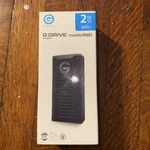 G-technology 2TB G-drive Mobile Ssd External Usb-c (usb 3.1), Up To 560 Mb/s. Fixed Price $445.00.