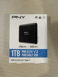 Pny 1TB Pro Elite V2 External Portable Ssd Usb 3.2 Gen 2X1 Type-c Brand New. Fixed Price $114.99.