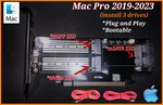 Apple Mac Pci-express Nvme (3 Ssd Drives) For Pro 2019-2023 "bootable". Fixed Price $49.99.