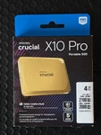 Crucial X10 Pro 4TB Portable Ssd, Usb-c 3.2 2X2, External Solid State Drive. Fixed Price $419.00.